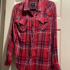 Rails women’s plaid button down size m
